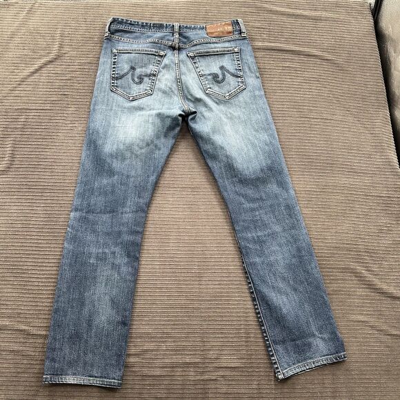 Adriano Goldschimed Jeans Men 32/34 (32/30 Measured) Blue The Graduate Tailored. - Picture 2 of 11